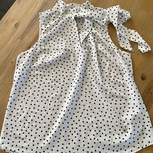 A New Day, Sleeveless top, with tie around neck, L